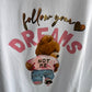 💖 Teddy Dreams Deluxe Damen T-Shirt – Follow Your Dreams Rosa Edition | 38–42 💖