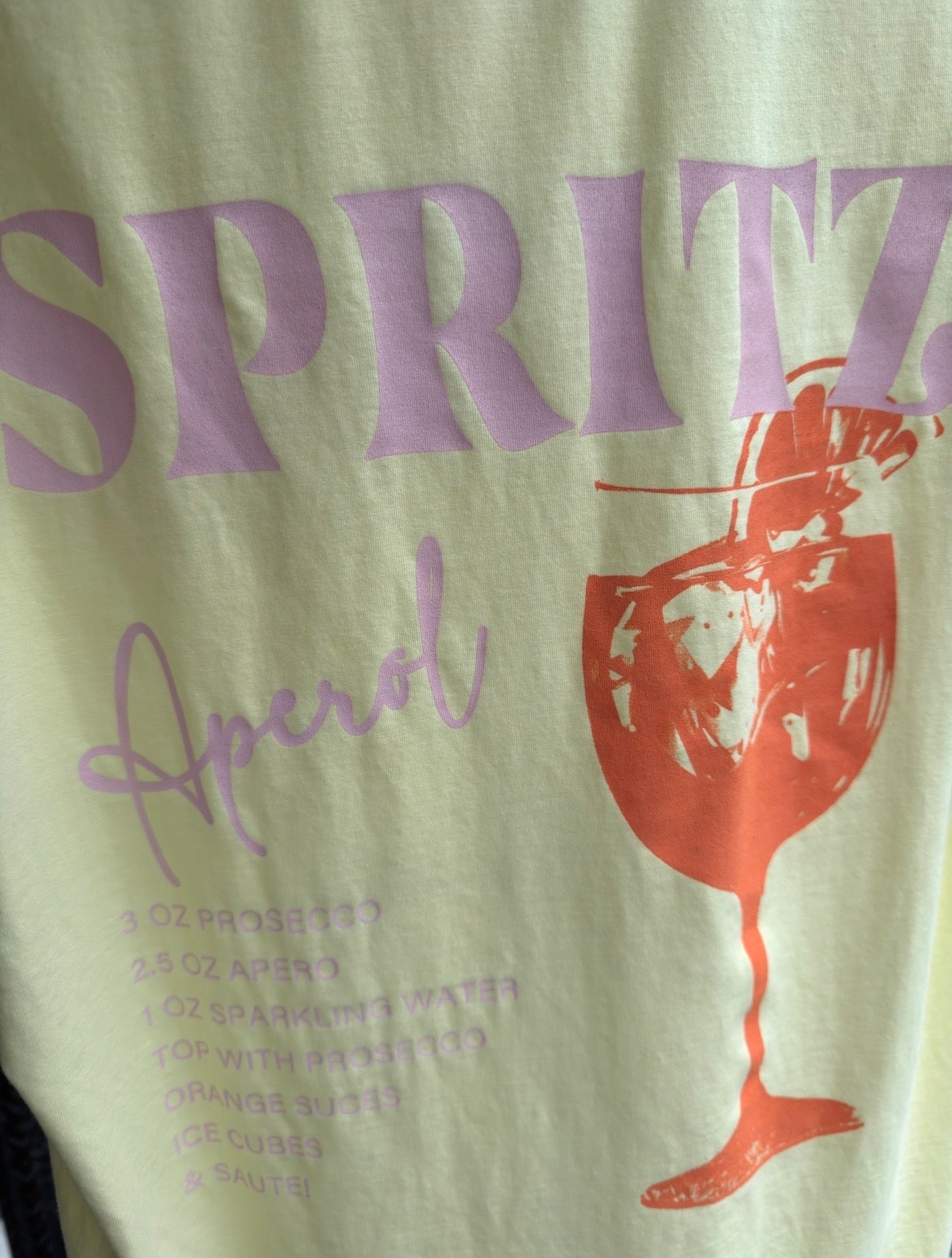 🍋 Limoncello Spritz Ibiza Shirt – Oversize Statement T-Shirt Gelb (38-42)