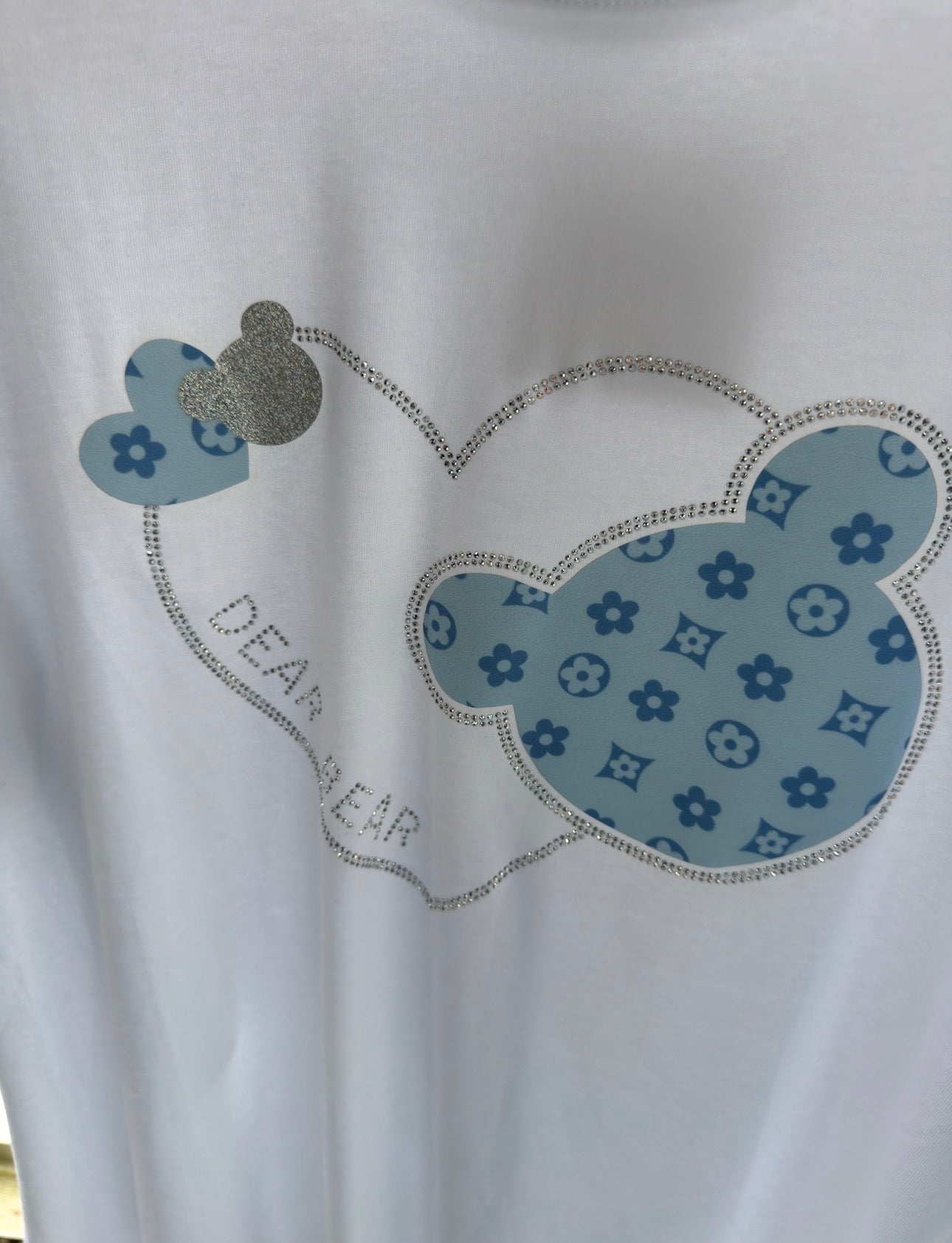 🩵 Dream Bear Ibiza Shirt – Premium Statement T-Shirt (38–42)