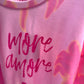 Yippie Hippie Oversize Damen T-Shirt Pink mit Print – Casual Sommer Shirt