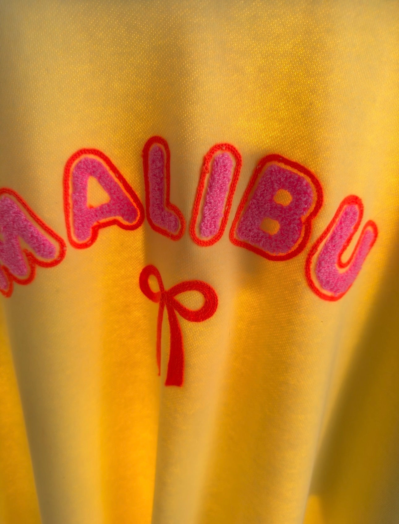 Damen T-Shirt Gelb Malibu (38–42) – Lockeres Shirt mit Print & Baumwolle