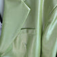 Lemon Glow Blazer – Metallic-Look Oversize Blazer | Statement-Piece in Limettengrün