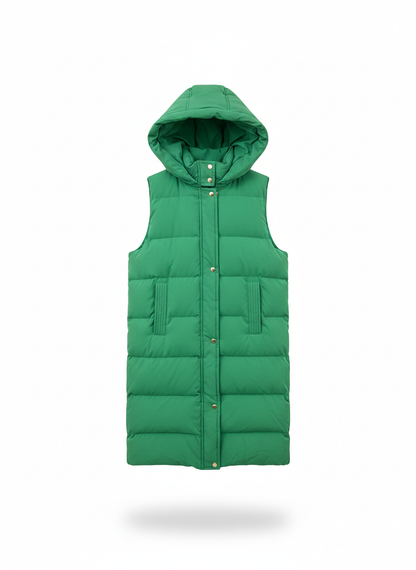 stilvolle, gesteppte ärmellose Weste