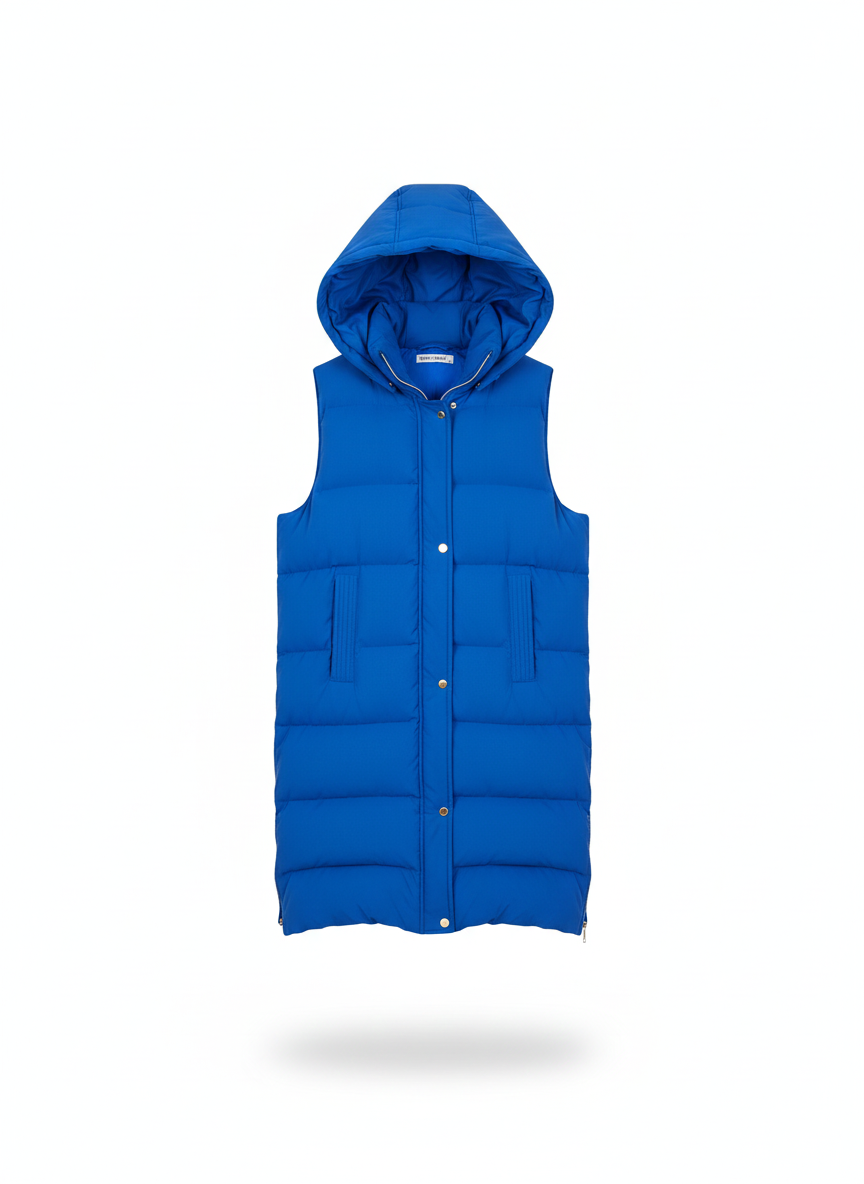 stilvolle, gesteppte ärmellose Weste