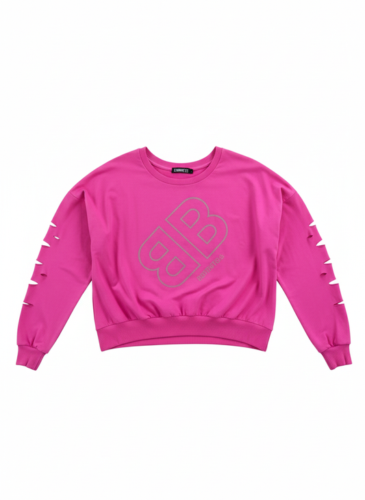 Les Blondinettes Sweatshirt mit Cut-Out