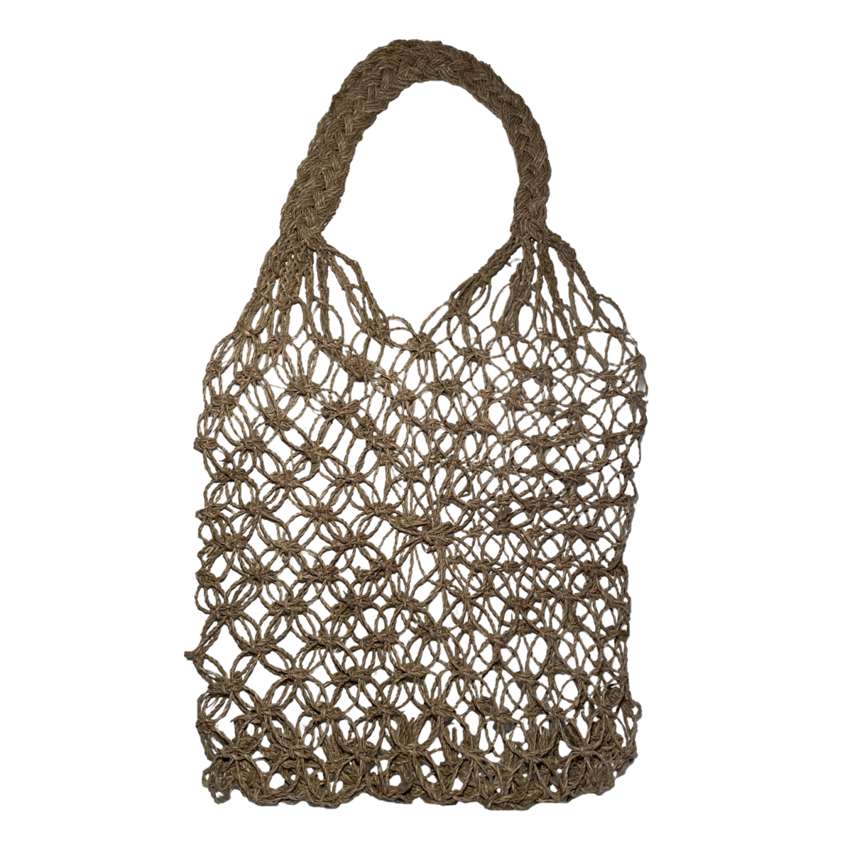 Bast-String-Tasche | Handgewebte wiederverwendbare Einkaufstasche, leichte Einkaufstasche | Handgewebte Einkaufstasche JEMARI