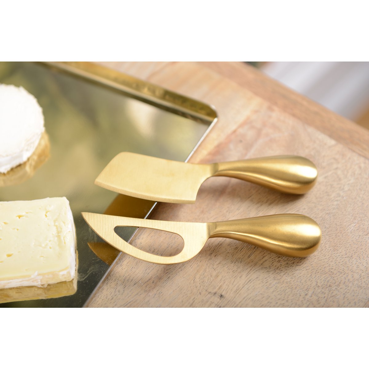 GOLDENE KÄSEMESSER – 2ER-SET