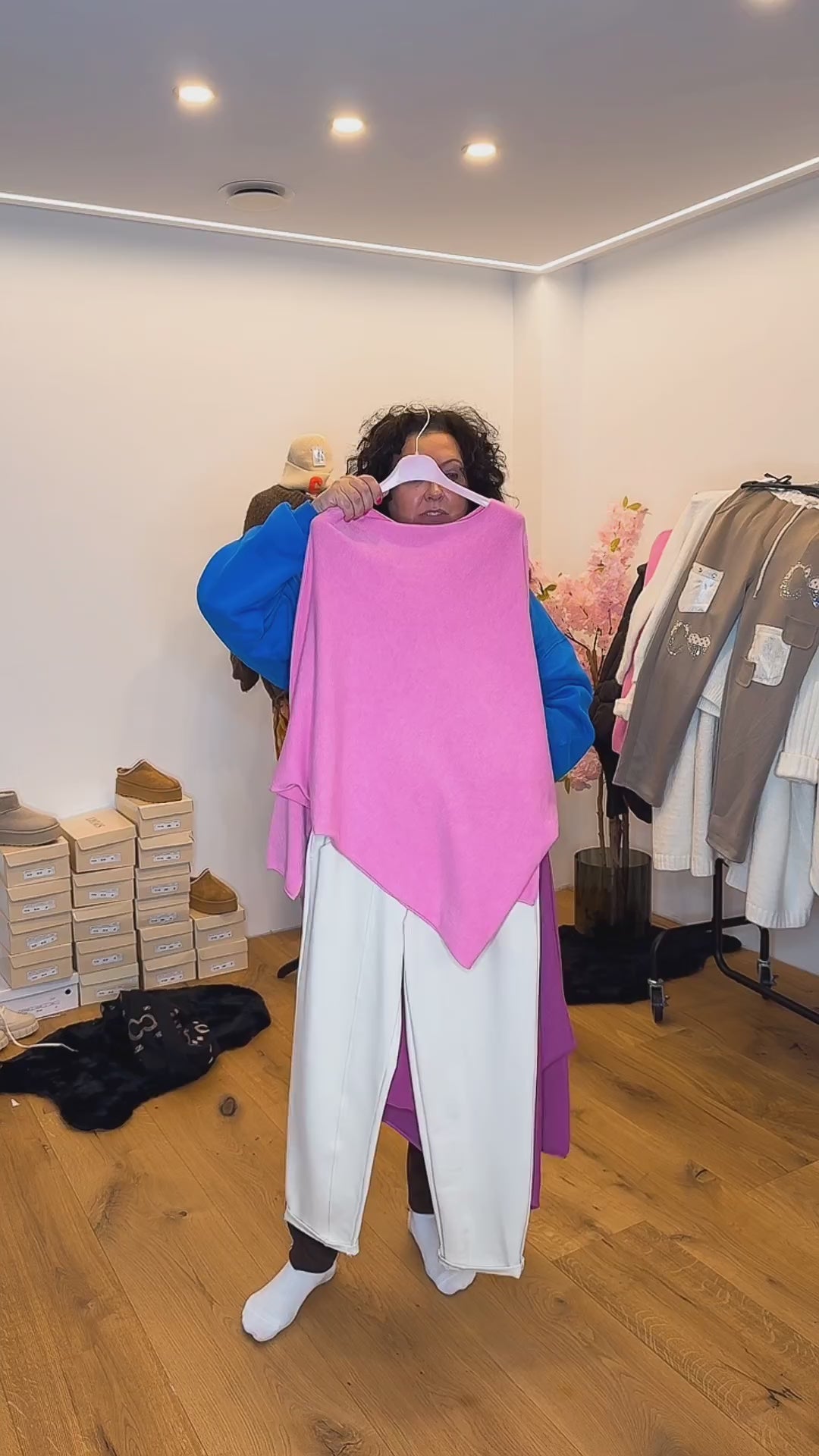 Asymmetrischer Pullover 2 Farben