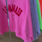 Damen Oversize Sweatshirt Neonfarben – Le Marais Paris Pullover mit 3D-Print | Trend Statement