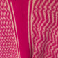 Yippie Hippie Damen Strickpullunder Pink mit Muster – Kurzarm Pullover mit 20 % Alpaka