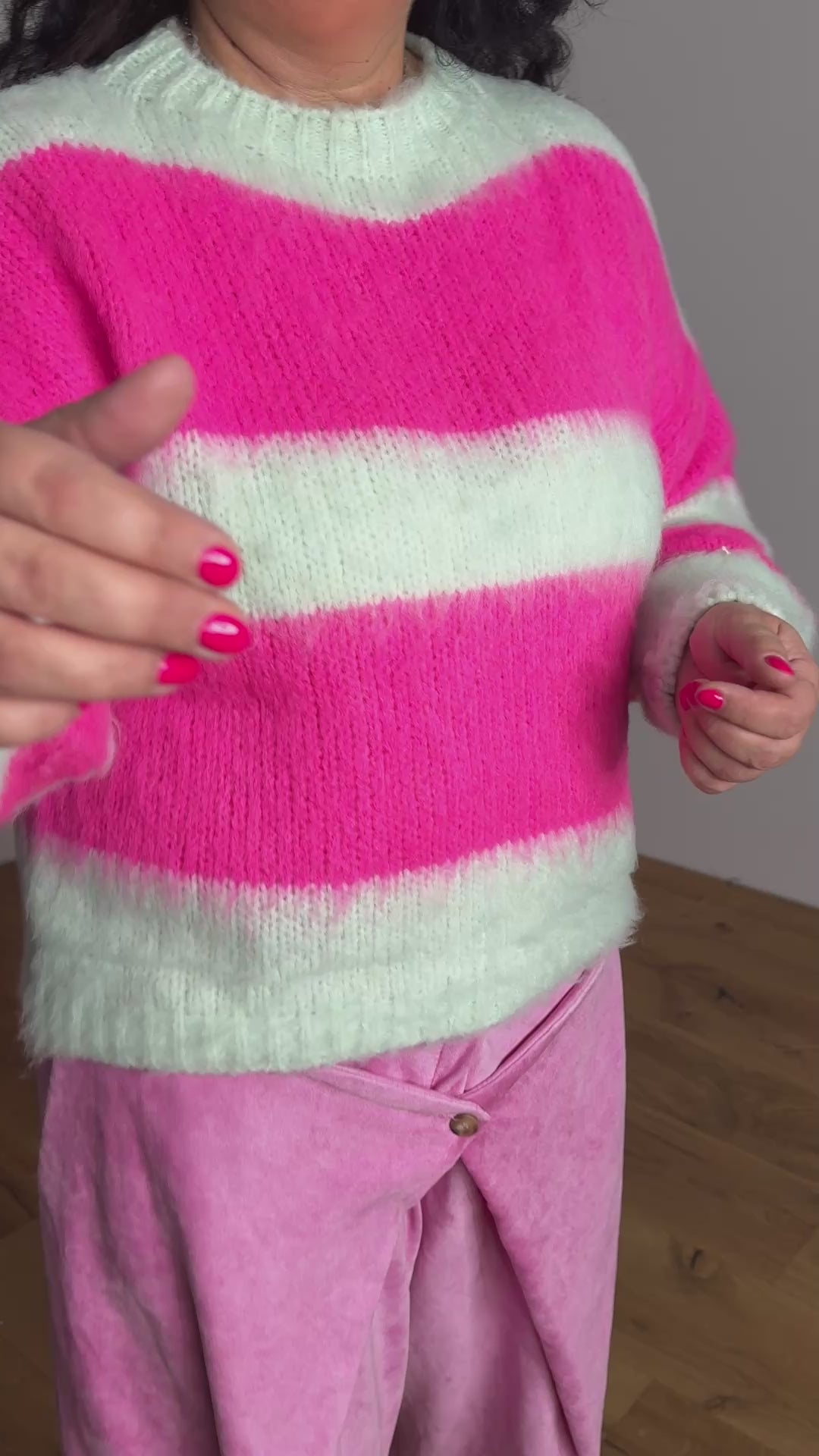 Pullover Neonpink Mint