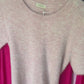 JC Sophie Damen Kurzarm-Strickpullover Rosa aus Alpaka-Mix mit Bindegürtel – Größe S/M