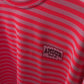 Gestreiftes Damen Sweatshirt aus Baumwolle – Orange, Lila & Pink | Größe 38–42
