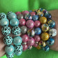Magic Pearls Armband Damen – Farbige Perlenarmbänder in Gelb, Blau & Rosa | Trend Schmuck Statement