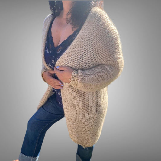 Stilvolle Wärme für alle Größen: Damen Strickjacke Cardigan aus der neuen Kollektion – Modische Inspiration in Onesize (38-46) für einen einzigartigen Style! - Boutique in Heaven